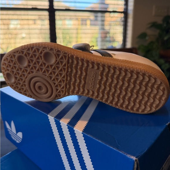 Adidas Samba Women’s Sneakers - White, Black, and Tan - Picture 3 of 7